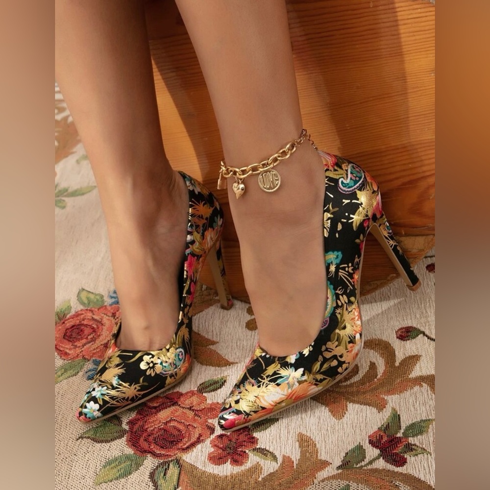 High Heals Metalic